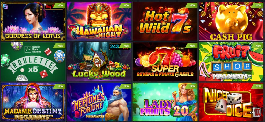 Jogos de caça-níqueis exclusivos